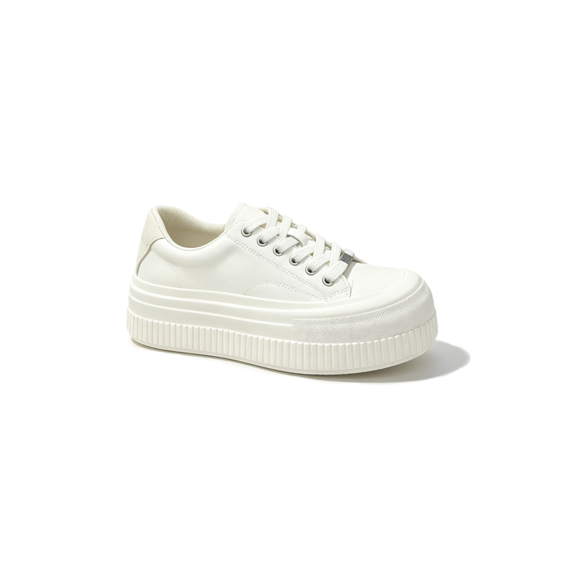 【Genuine Leather + Ultra-Light Sole】【Moon White Cloud】Lightweight, Casual, Comfortable, Fashionable Commuting White Shoes - Fish