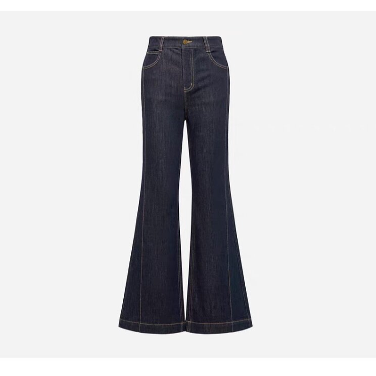 Slim-Fitting and Flattering Denim Flared Pants Size 28 Zhnp