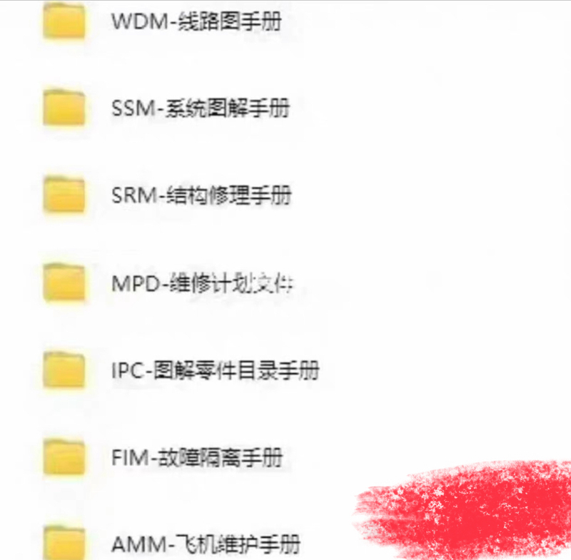 The 737 Aircraft Maintenance Manual Collection Includes Multiple Maintenance Manuals Such as Amm, Ipc, Srm, Ssm, and Wdm