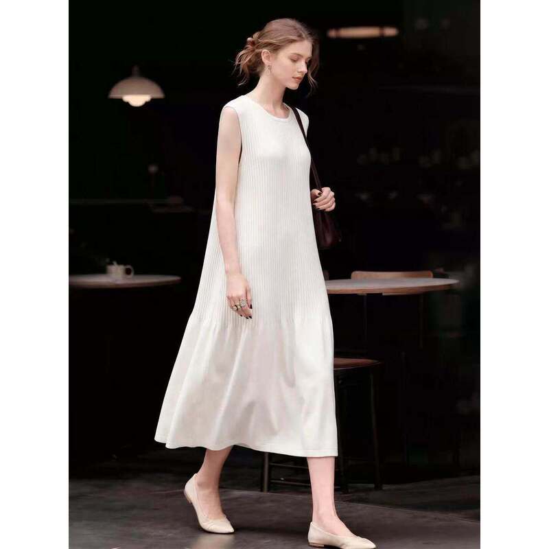 【Gaodi Silk】Gds 2026 New Model Xi Ru Rui Fashionable Pleated Accordion Sleeveless Dress Xy13692~ 【Gaodi Silk】Gds 2026 New Model Xi Ru Rui Fashionable Pleated Accordion Sleeveless Dress Xy13692~