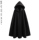 Шерстяное пальто Yamamoto dark big hat, женское осенне-зимнее пальто 2022 года, длинное пальто выше колена для пары с капюшоном, плащ mini 0