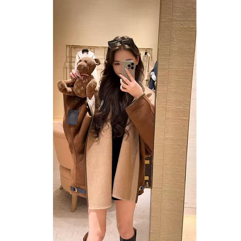 Woolen Fabric Nene/Manchester H* Brand Exclusive Luxury Model! Luxurious 100 Australian Wool Double-Sided Woolen Coat Woolen Fabric Nene/Manchester H* Brand Exclusive Luxury Model! Luxurious 100 Australian Wool Double-Sided Woolen Coat