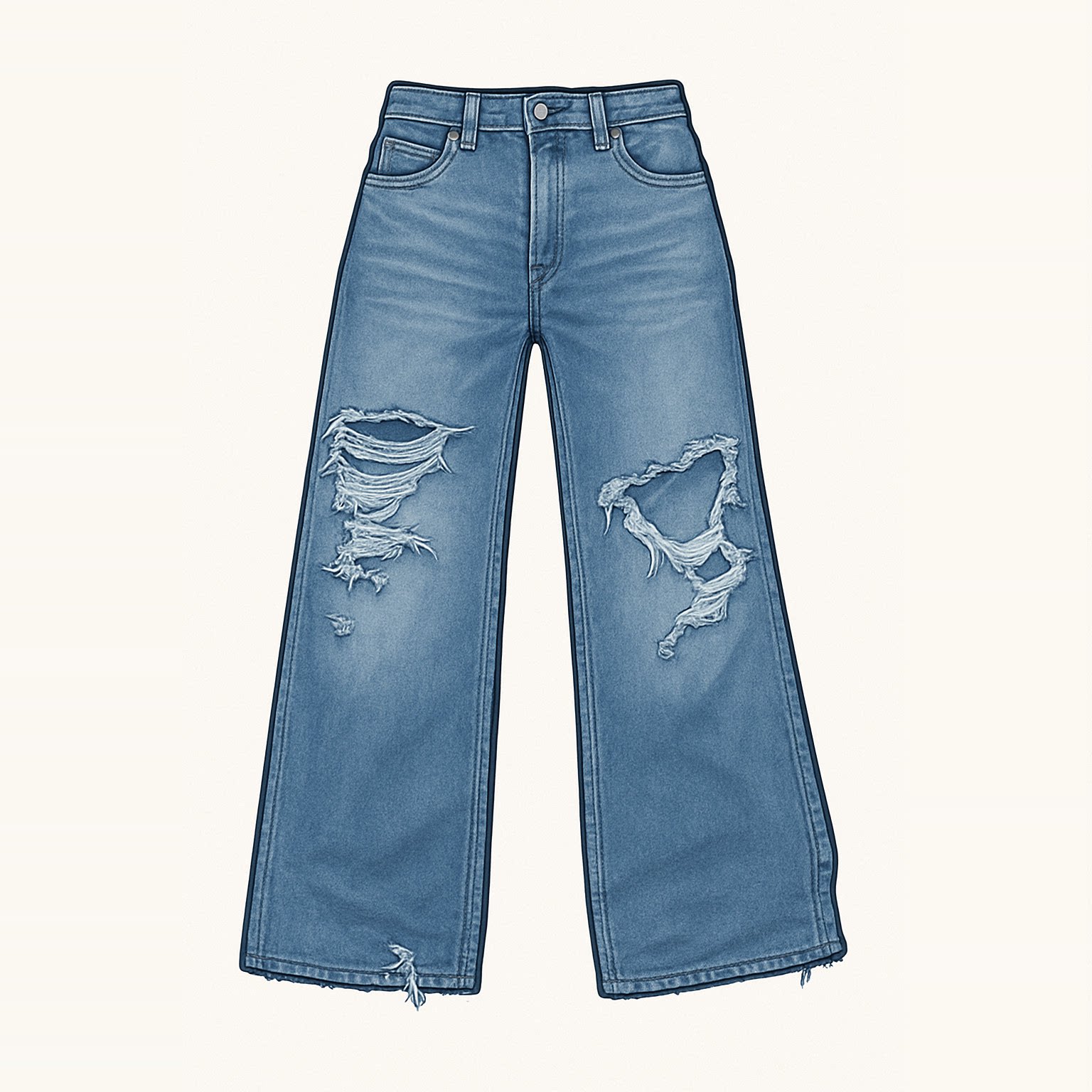 MVT Destroyed jeans