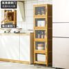 Microwave oven kitchen shelf storage seasoning rack household supplies collection spatula hanging rack storage kitchen cabinets