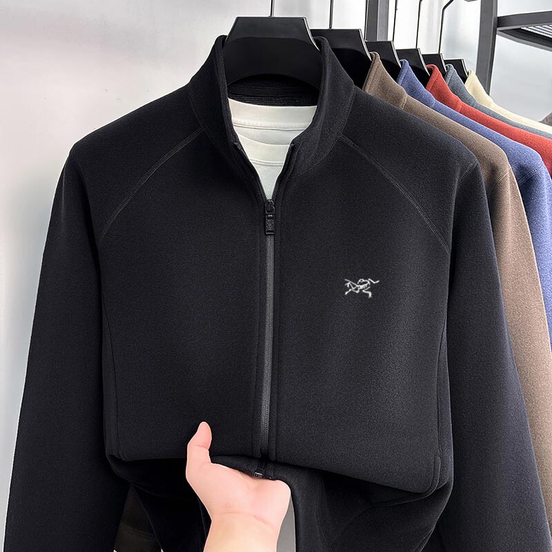 Outlet Clearance | Men's Autumn and Winter High-End New Fleece Jacket Embroidered Cardigan Sweatshirt Casual Warm Jacket Outlet Clearance | Men's Autumn and Winter High-End New Fleece Jacket Embroidered Cardigan Sweatshirt Casual Warm Jacket