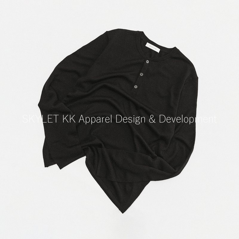 Skyletkk 2026Row Style Cleanfit New Australia 26% Silk Wool 74% Wool Henry Collar Knitwear