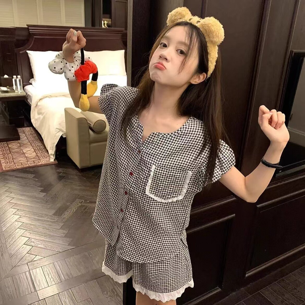 小鸟依人家居服