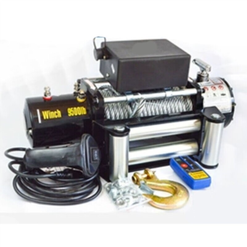 Электрическая лебедка DEDH 24V 9500lb с дистанционным управлением