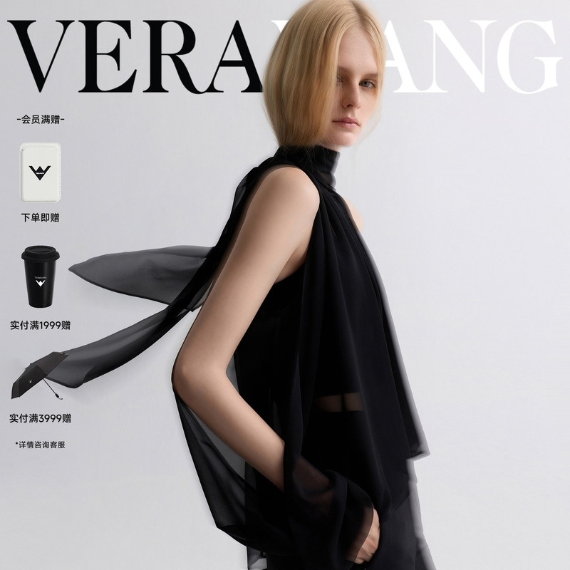 Verawang Thin Off-Shoulder Chiffon Blouse with Ribbons for Women, Summer Top, Designer Style, Black Semi-Sheer Elegant Blouse