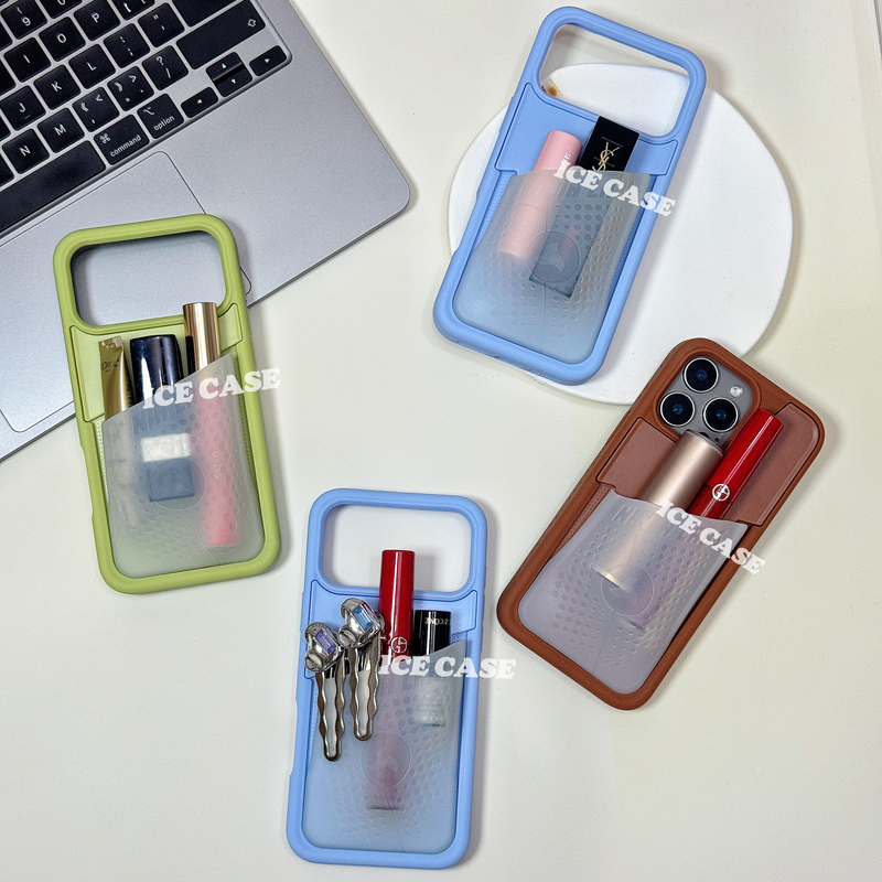 Celebrity-Style Yoga Pants Phone Case Ninja Labs Compatible with Apple 17Pm Large Pocket Storage iPhone 16 Unique Non-Repetitive Design European and American Ins15/Creative14/13/12 Shockproof Protection