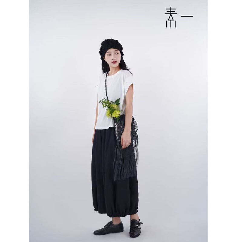 Xibei'Er [Su Yi] in Stock Benefits 07.22 Short-Sleeved Top for Women 261435 Limited Purchase for Orders