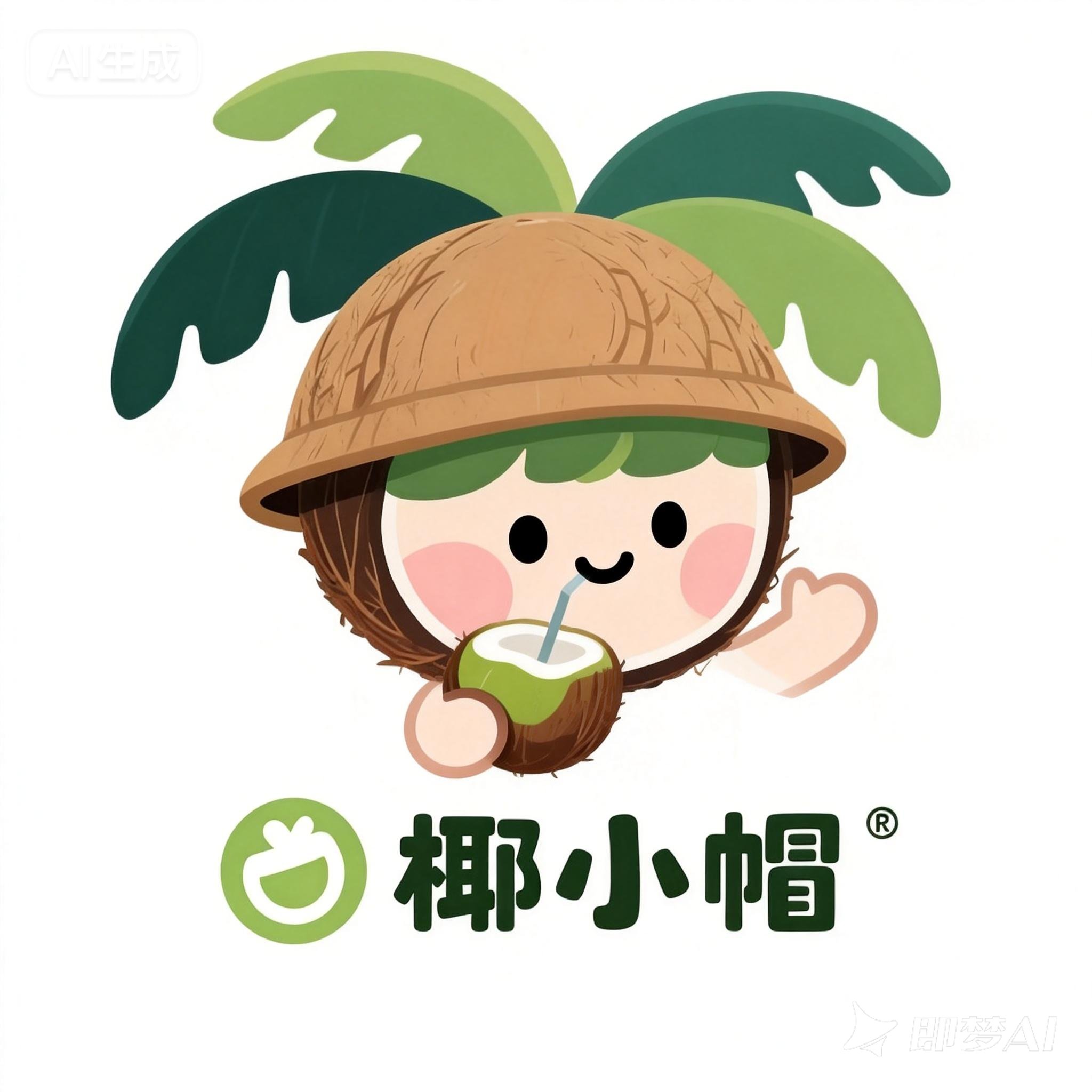 椰小帽轻果专卖店的LOGO