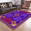 Retro European 3D printed carpet living room coffee table carpet starry sky bedroom bay window full floor mat rectangular