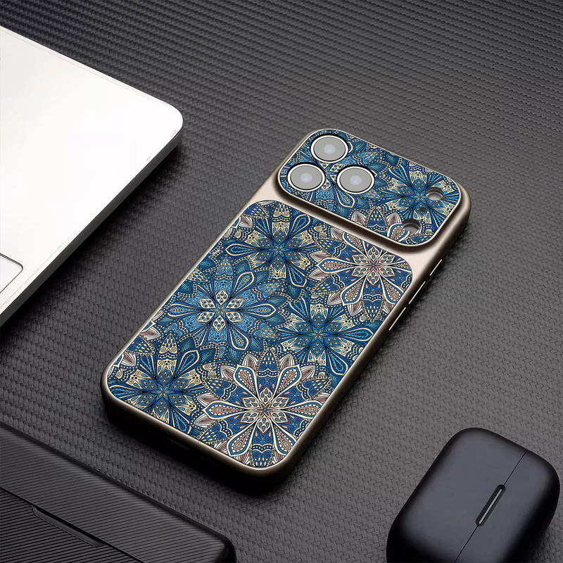 Blue Mandala Phone Case Suitable for Apple 17 Pro Max, High-End Feel, iPhone 16 Light Luxury, 15 Plus Magnetic, 14 Pro Retro, 13 Chinese Style, Air Art, Pm New Chinese Style, Floral, m Artistic Blue Mandala Phone Case Suitable for Apple 17 Pro Max, High-End Feel, iPhone 16 Light Luxury, 15 Plus Magnetic, 14 Pro Retro, 13 Chinese Style, Air Art, Pm New Chinese Style, Floral, m Artistic