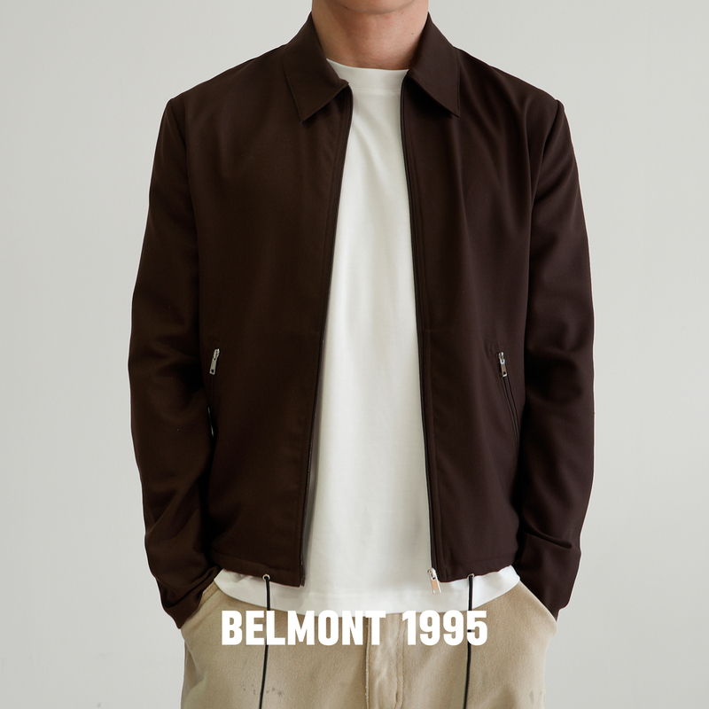 "Belmont" Kandi Brown Three-Dimensional Cut 100% Fine Wool Drawstring Jacket Lapel Top Coat Autumn "Belmont" Kandi Brown Three-Dimensional Cut 100% Fine Wool Drawstring Jacket Lapel Top Coat Autumn