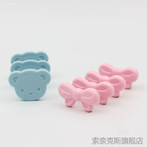 Slobber accessories snapback size tops double cartoon carrot paper clip collar clip safety pin cartoon