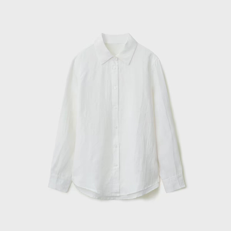 Summer Japanese Style Shirt ~ Breathable Fabric, Breathable, Casual, Artistic Long-Sleeved Shirt A26-059