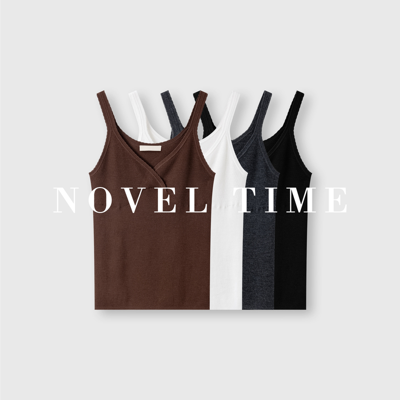Sunny's Versatile and Slim-Fitting Sleeveless Tank Top with a V-Neck for Year-Round Use 10A3581536C