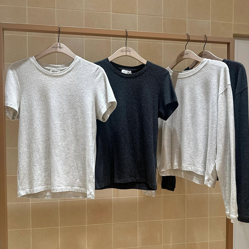 American Vintage Ypawood Modal Amv Lightweight and Ultra-Comfortable Casual T-Shirt and Pants Set American Vintage Ypawood Modal Amv Lightweight and Ultra-Comfortable Casual T-Shirt and Pants Set