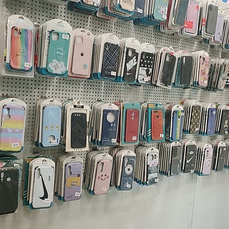Perforated board storage rack round hole mesh mobile phone accessories display rack supermarket kitchen accessories hardware tools hanging wall panel