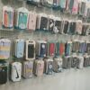 Perforated board storage rack round hole mesh mobile phone accessories display rack supermarket kitchen accessories hardware tools hanging wall panel