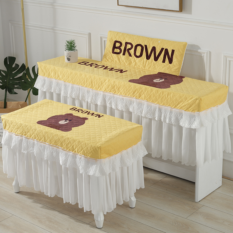 Printed electronic organ cover upscale snow spinning Mountain leaf CASIO double platoon key 88 key 61 key electronic organ dust cover sleeve