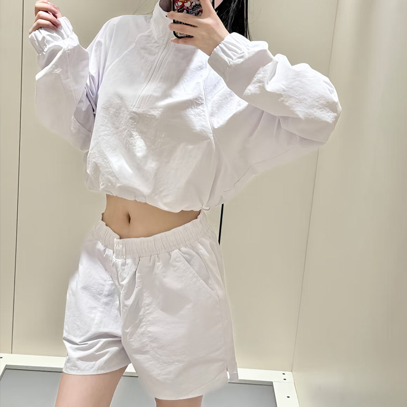 Aio Yoga Clothing Sun Protection Clothing for Women Summer Thin Sports Casual Tops Running Jacket Ice Silk Fitness Shorts