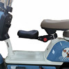 Electric car child seat front electric car baby thick tube seat scooter quick release foldable baby stool