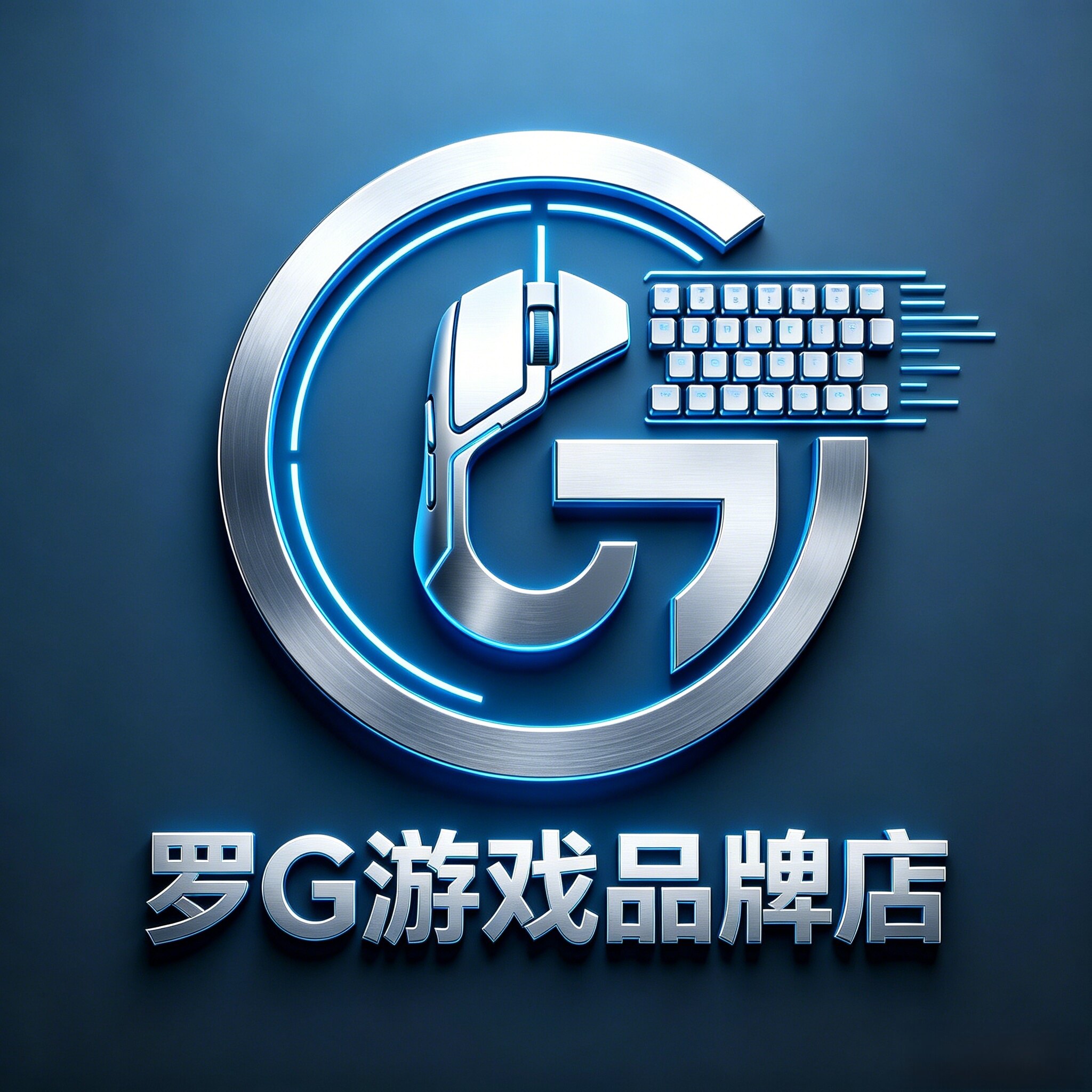 罗g游戏品牌店的LOGO