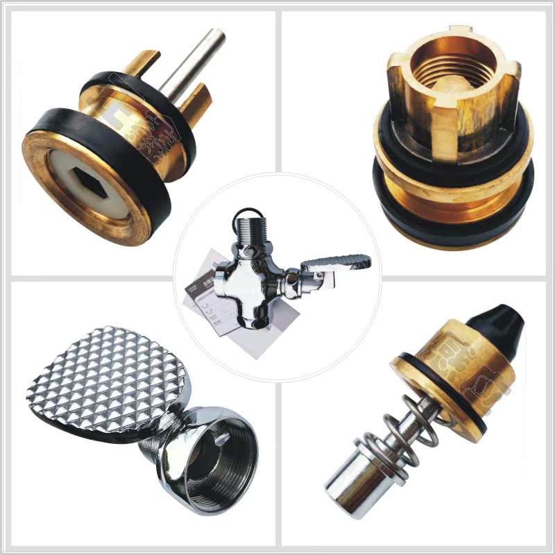 Adaption Whidda HDK906 907AB pedalling valve hand pressure pressing valve stool flush valve fittings Push-lever valve core