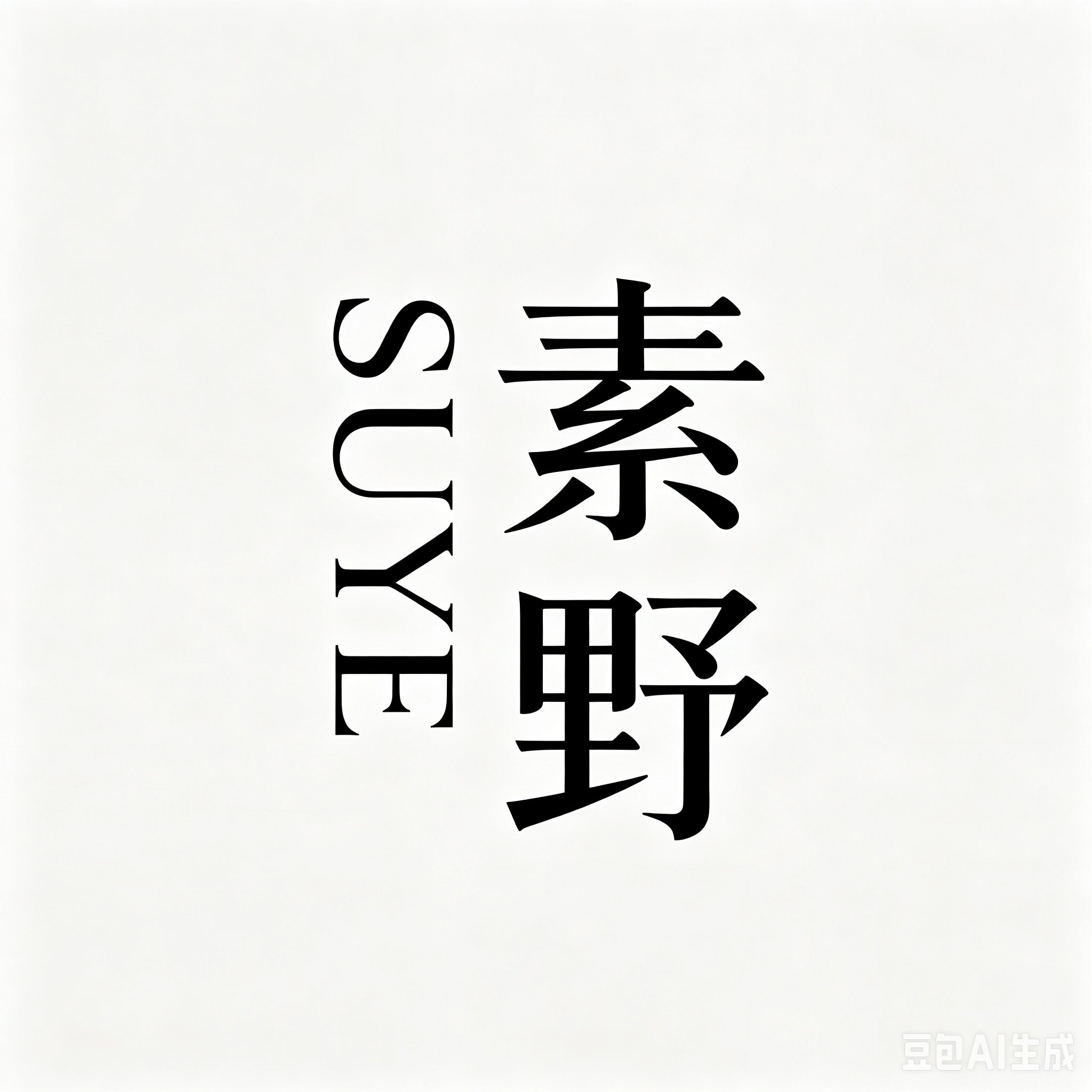 素野SUYE男装的LOGO