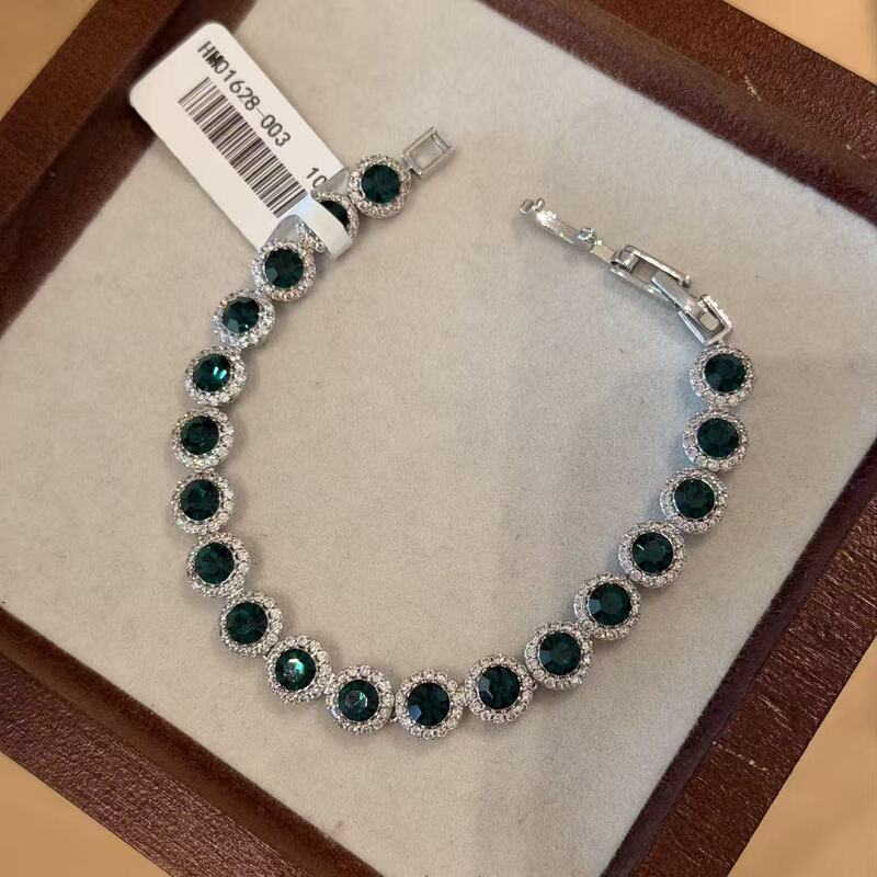 Emerald Crystal Bubble Diamond Bracelet Emerald Crystal Bubble Diamond Bracelet