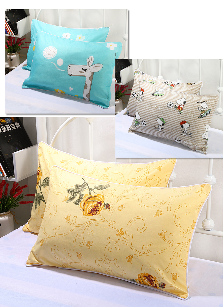 Một cặp gối sinh viên gối đơn để gửi gối ký túc xá hoạt hình cậu bé dễ thương nhỏ bé - Gối gối ôm hơi