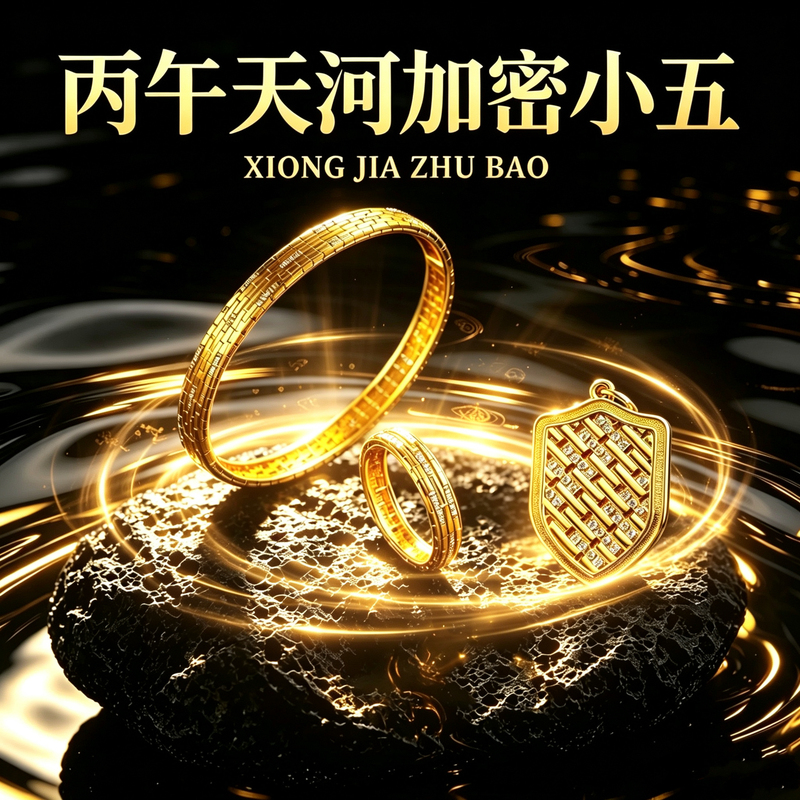 【Xiongjia Jewelry】Original Design Pendant Bracelet Single-Circle Dzi Bead Bracelet for Women, Suitable as a Gift