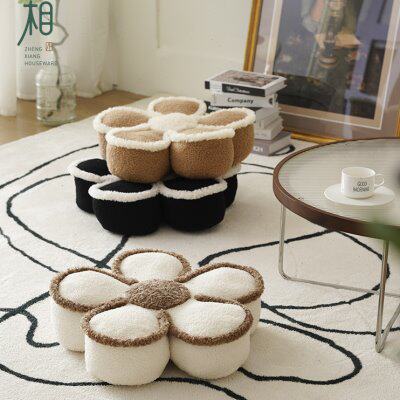 Flower futon tatami bay window cushion bay window balcony bedroom floor lazy sofa carpet coffee table futon