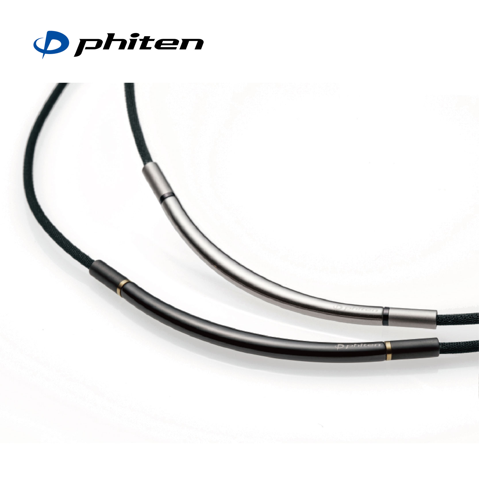 Phiten French rattan Japan imported fashion necklace Meitec sports energy silver wire hanging chain TG721