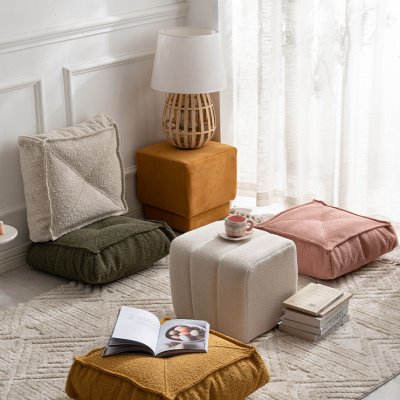 Cloth towel futon cushion floor reading living room pier bay window tatami floor thickening home Japanese Nordic
