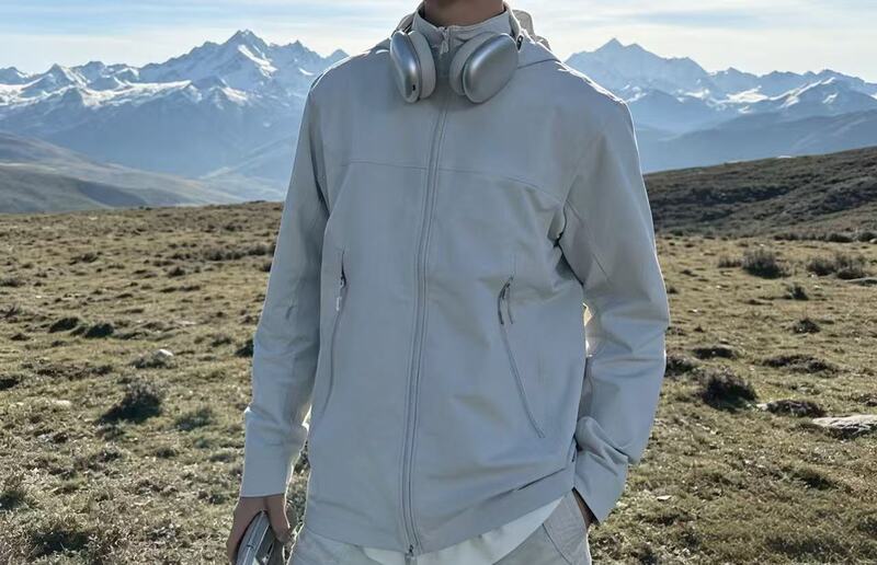 Jin.Jin"@【M8 Stand Collar Jacket Outdoor Stretch Soft Shell Men's Top-Notch Model Jin.Jin"@【M8 Stand Collar Jacket Outdoor Stretch Soft Shell Men's Top-Notch Model
