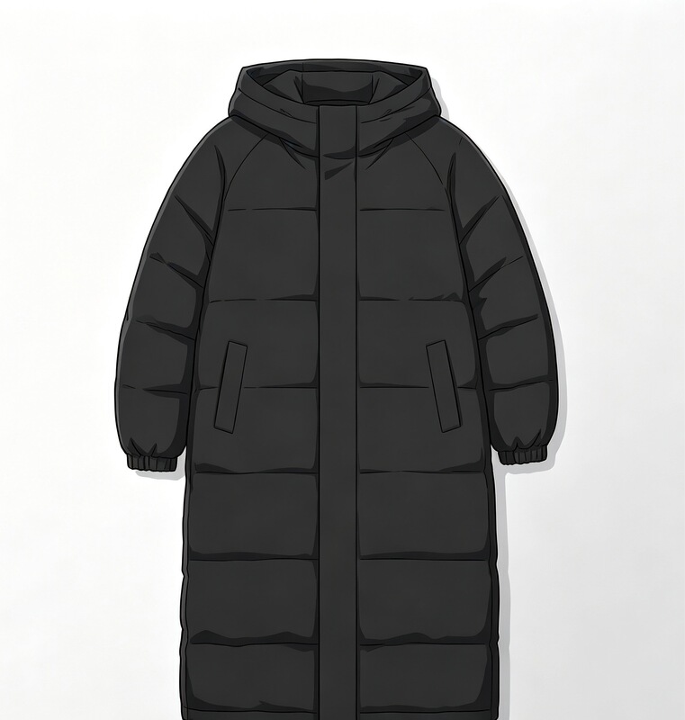 [Puff Fan Exclusive] Long down Jacket Pp