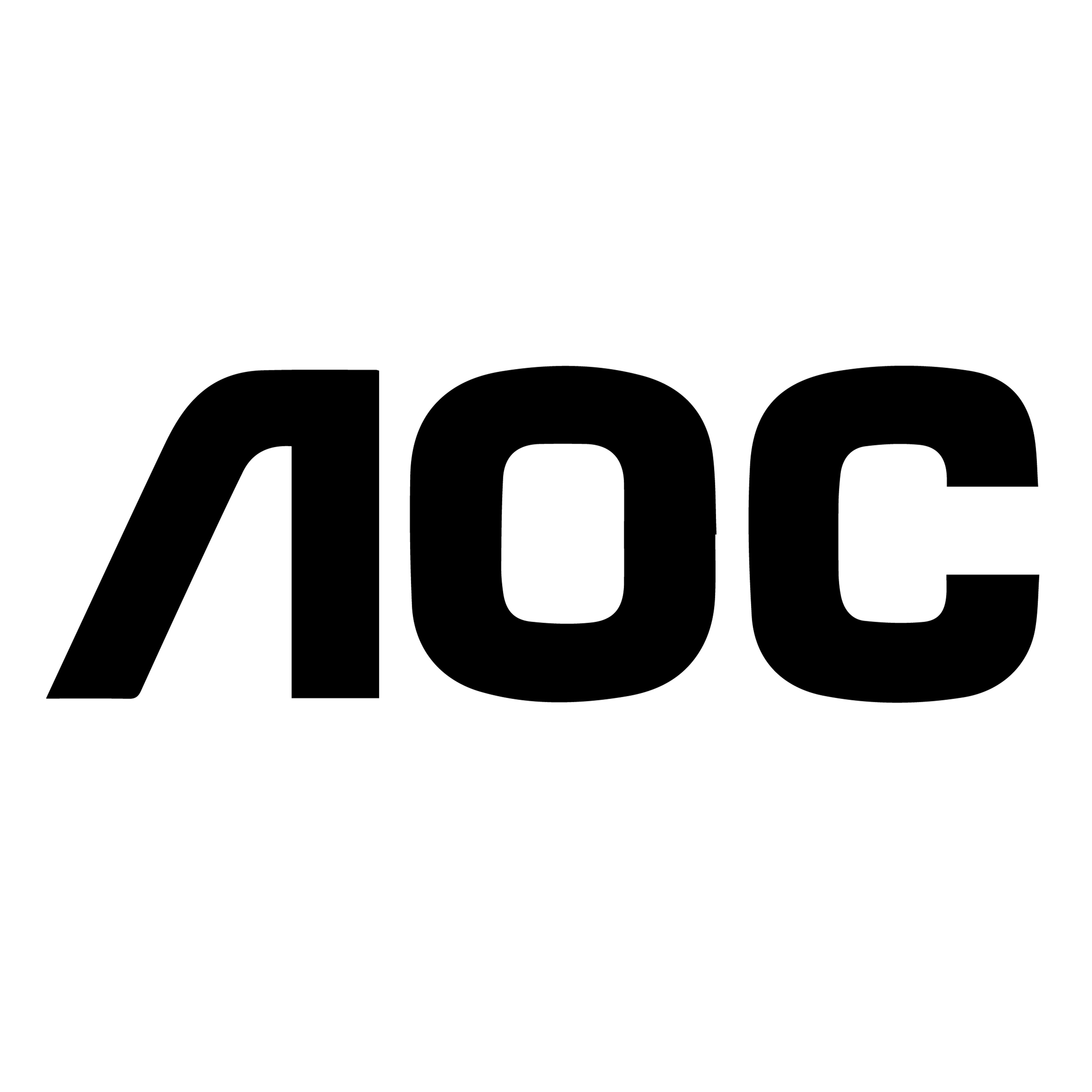 AOC仑电专卖店的LOGO