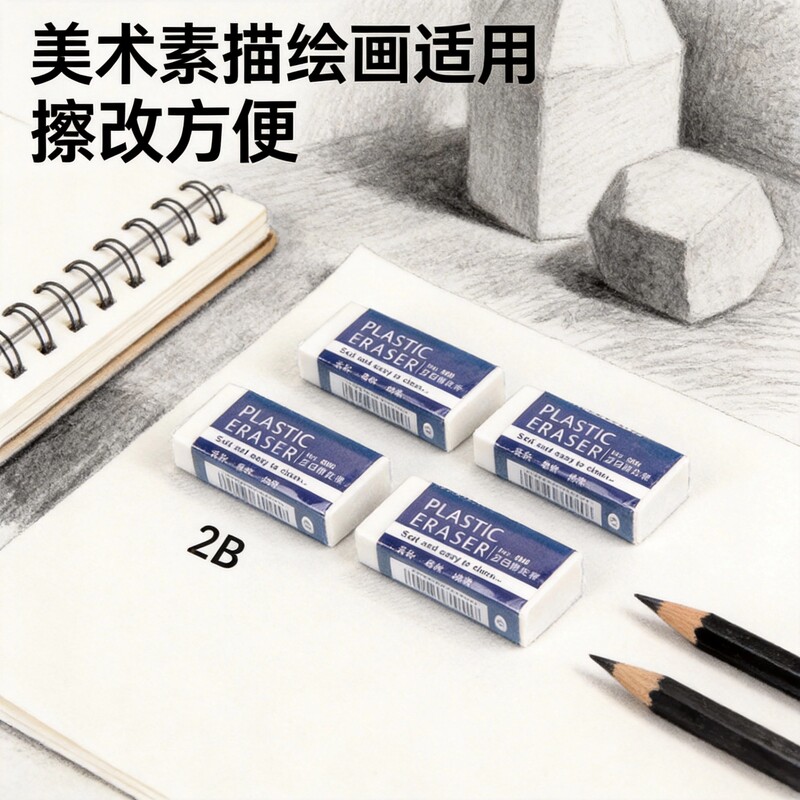 Large Eraser for Students, Opp Bagged, Suitable for Office and Art Use, Soft, Easy to Clean, Multifunctional Large Eraser for Students, Opp Bagged, Suitable for Office and Art Use, Soft, Easy to Clean, Multifunctional