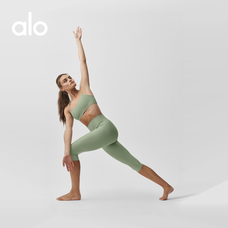 Alo|Women's Airlift Slim Fit Sports Casual High-Waisted Capri Pants Seven-Quarter Pants 16 Inches Alo|Women's Airlift Slim Fit Sports Casual High-Waisted Capri Pants Seven-Quarter Pants 16 Inches