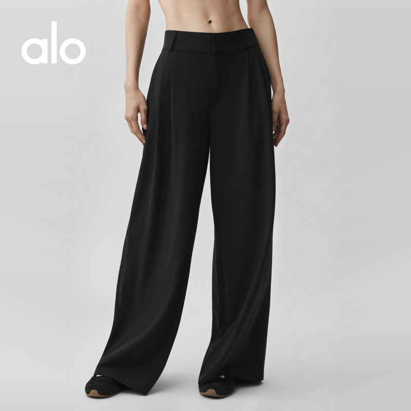 Alo|Women's Dreamscape Loose Casual Trendy High-Waisted Wide-Leg Pants Regular Version Alo|Women's Dreamscape Loose Casual Trendy High-Waisted Wide-Leg Pants Regular Version