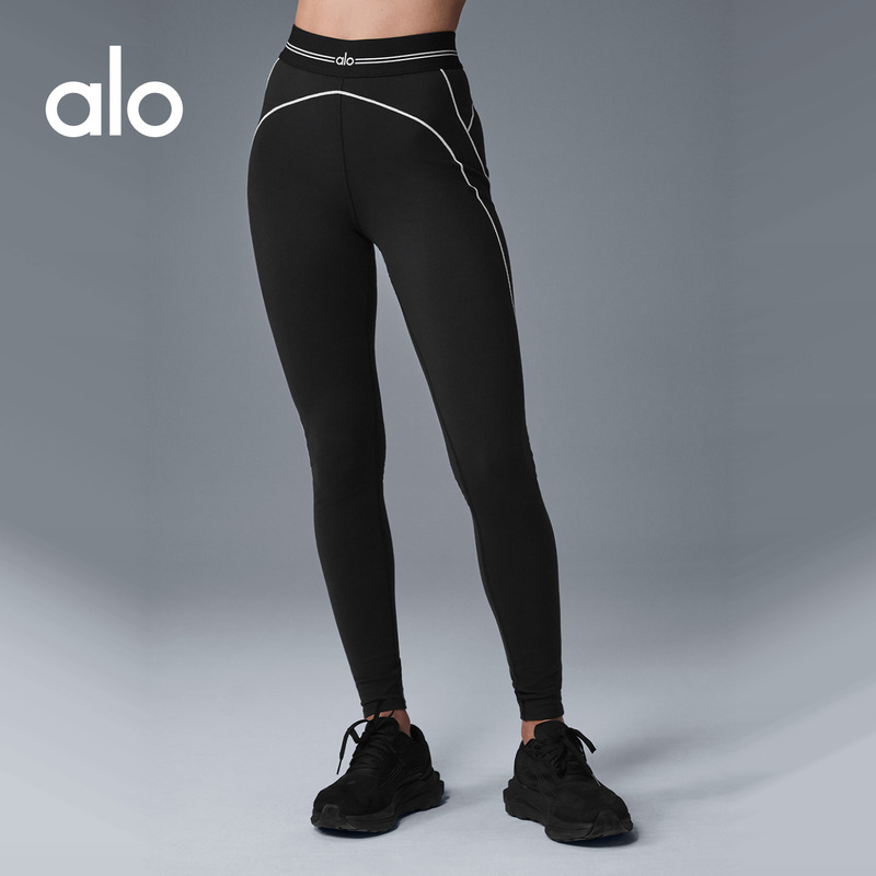 Alo|Women's 2026 Autumn Airbrush Heart Throb Color-Block High-Waisted Leggings Alo|Women's 2026 Autumn Airbrush Heart Throb Color-Block High-Waisted Leggings