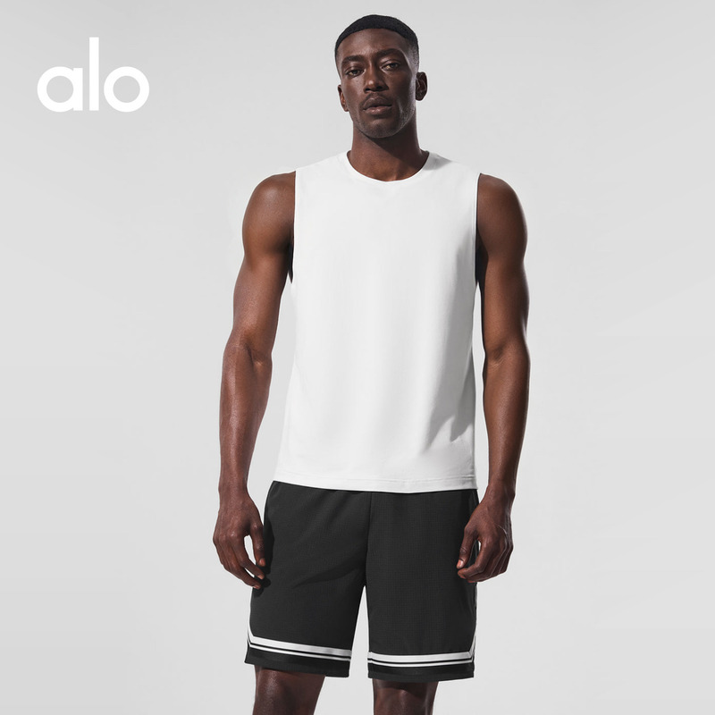 Alo|Men's Conquer Loose-Fitting Sports Casual Elastic Functional Style Tank Top Alo|Men's Conquer Loose-Fitting Sports Casual Elastic Functional Style Tank Top