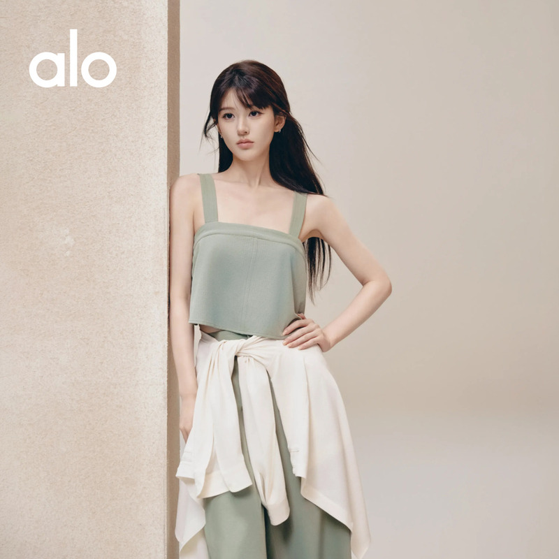 [Same Style as Zhao Lusi] Alo | Women's Dreamscape Loose Casual Pocket Long-Sleeve Shirt