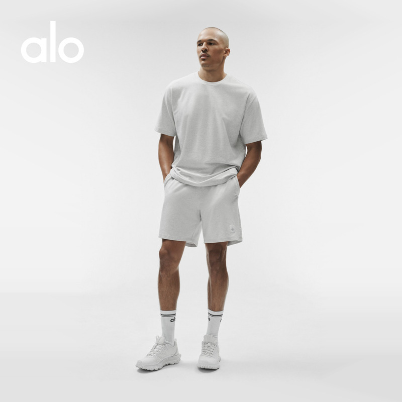 Alo｜Men's Double Take Loose Fit Sports Casual Yoga Shorts 7 Inches