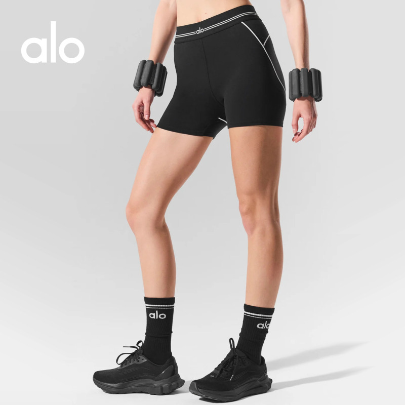 Alo|Women's Airbrush Heart Throb Slim Fit Sports Cycling Shorts High Waist Shorts 4” Alo|Women's Airbrush Heart Throb Slim Fit Sports Cycling Shorts High Waist Shorts 4”