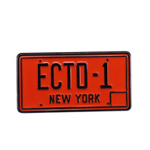 Ghostbusters Ecto-1 License Plate Pin