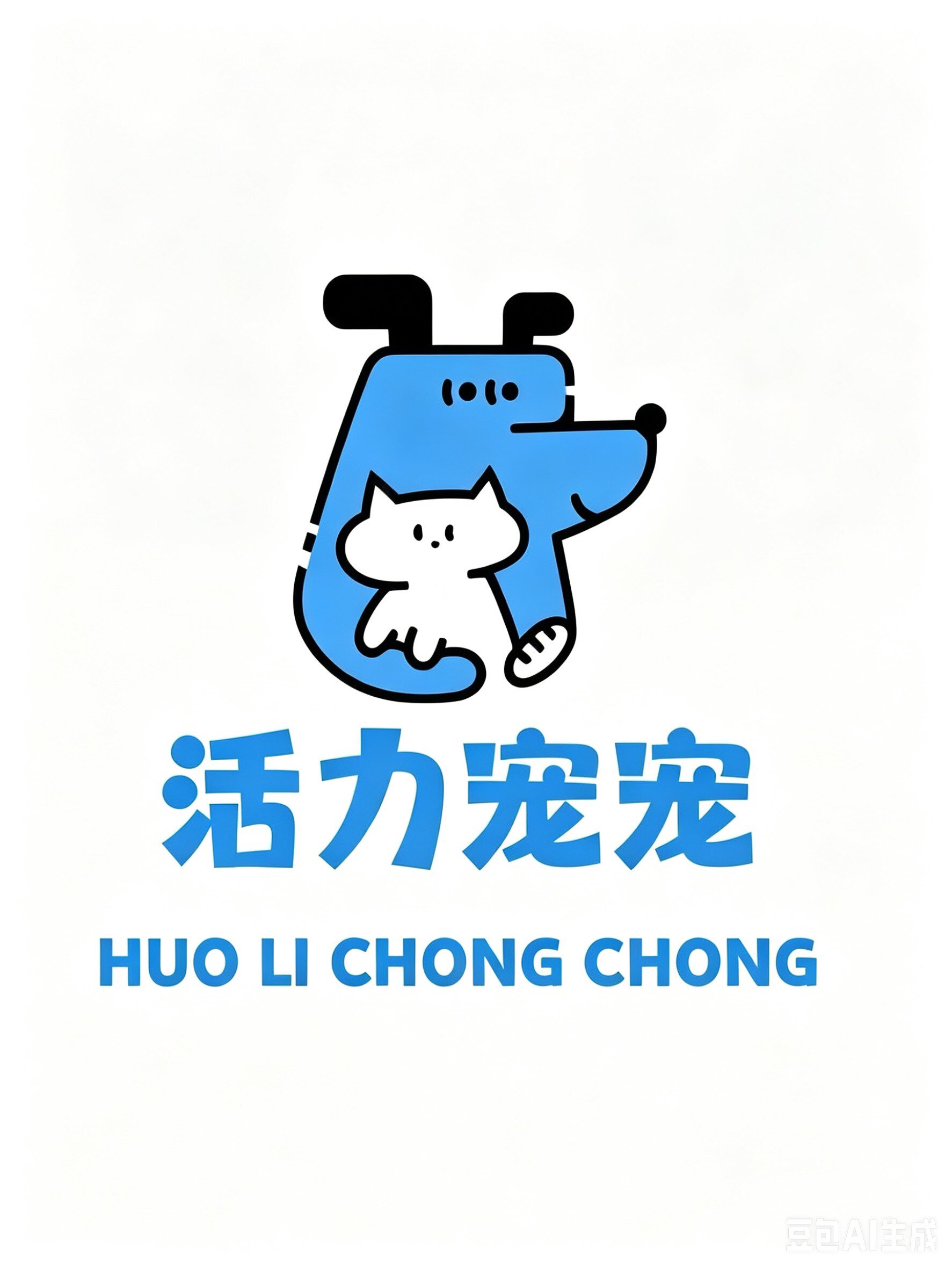 活力宠宠优品的LOGO